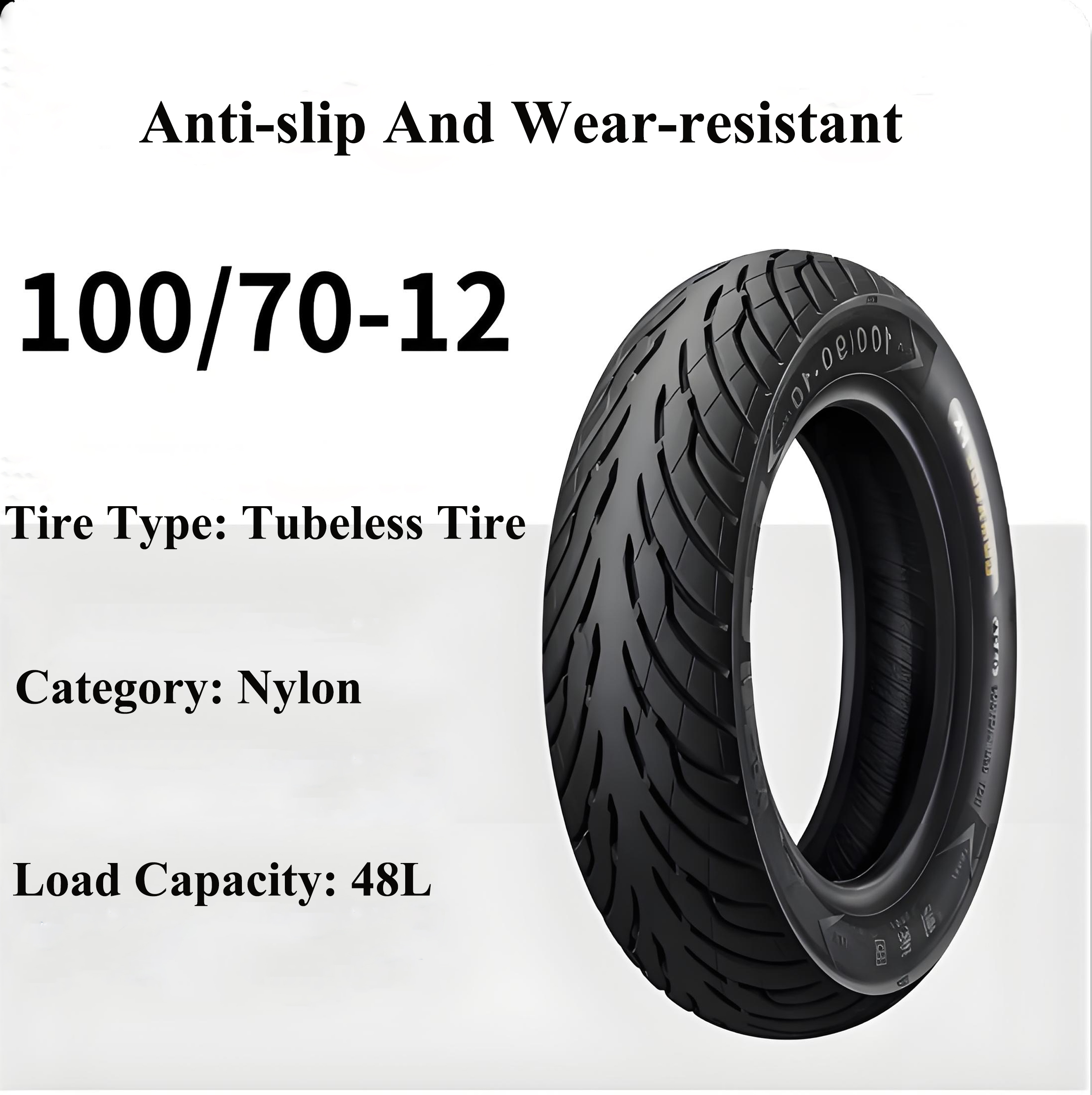 Electric scooter and electric motorcycle tires