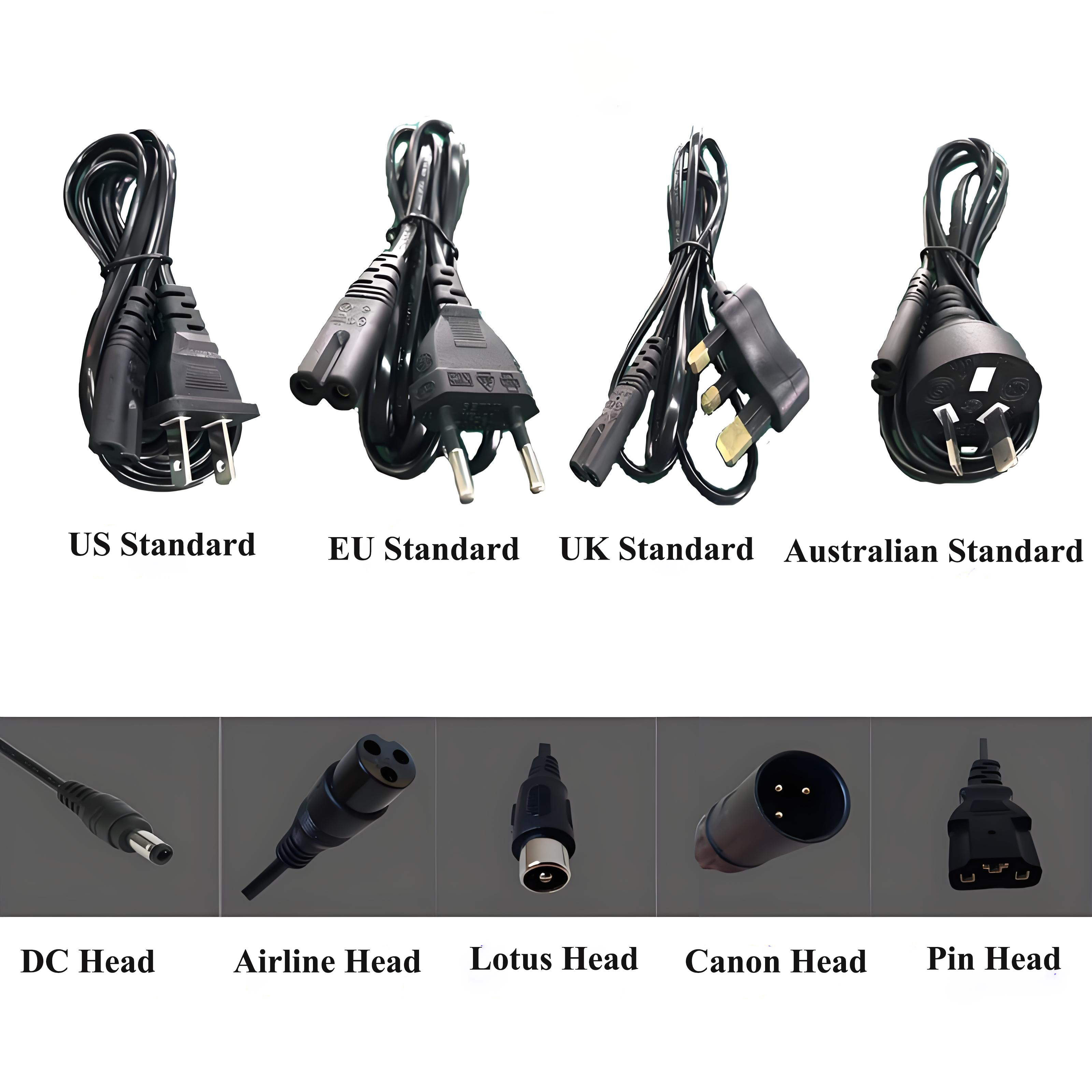 54.6V/58.8V 2A Smart Charger for Electric Scooters (48V Lithium Battery)