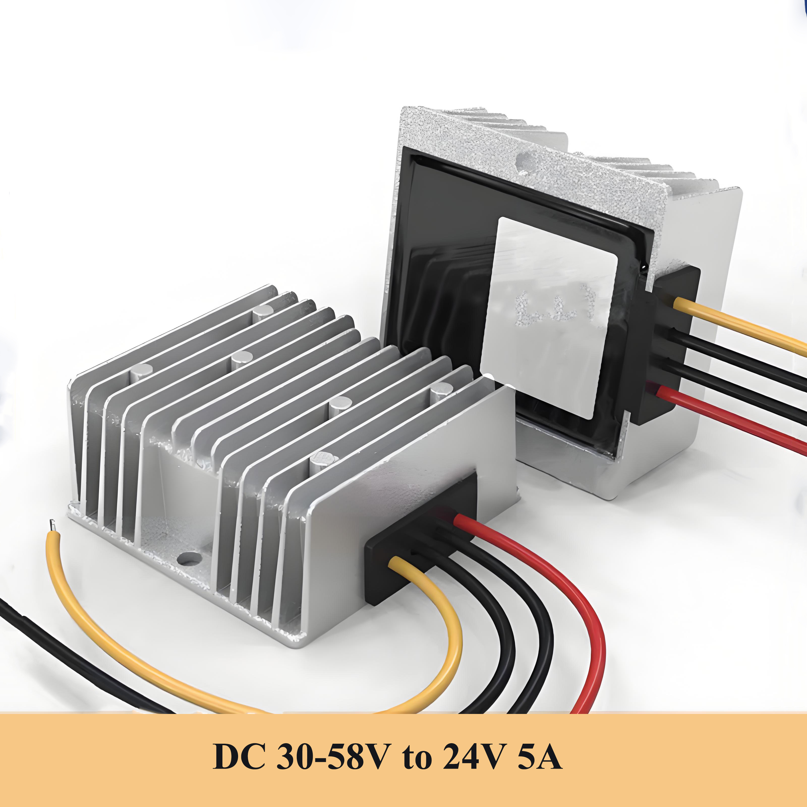 DC vehicle-mounted transformer 60V/48V/24V to 12V/3A/5A/10A/20A DC regulated power supply converter step-down module