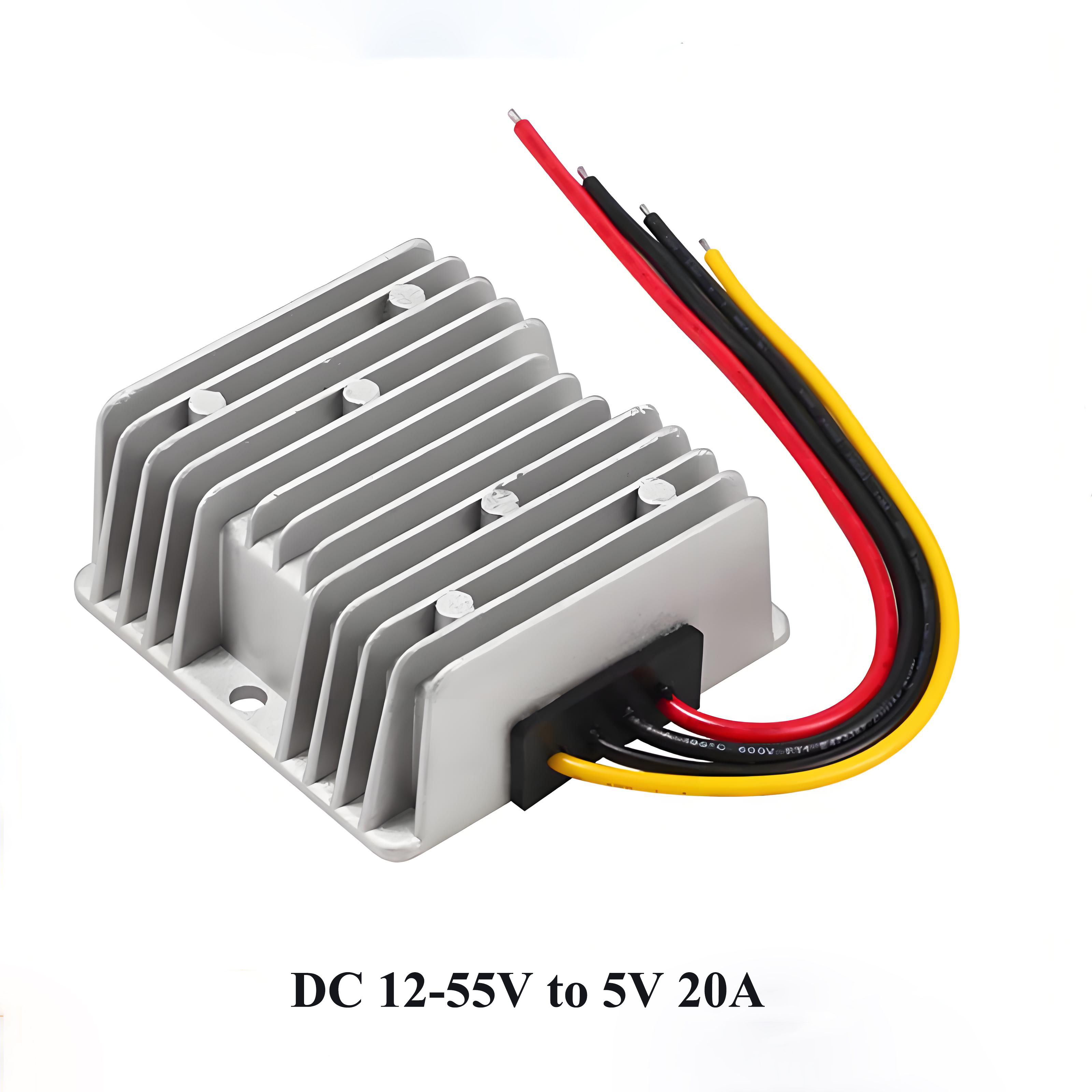 DC vehicle-mounted transformer 60V/48V/24V to 12V/3A/5A/10A/20A DC regulated power supply converter step-down module
