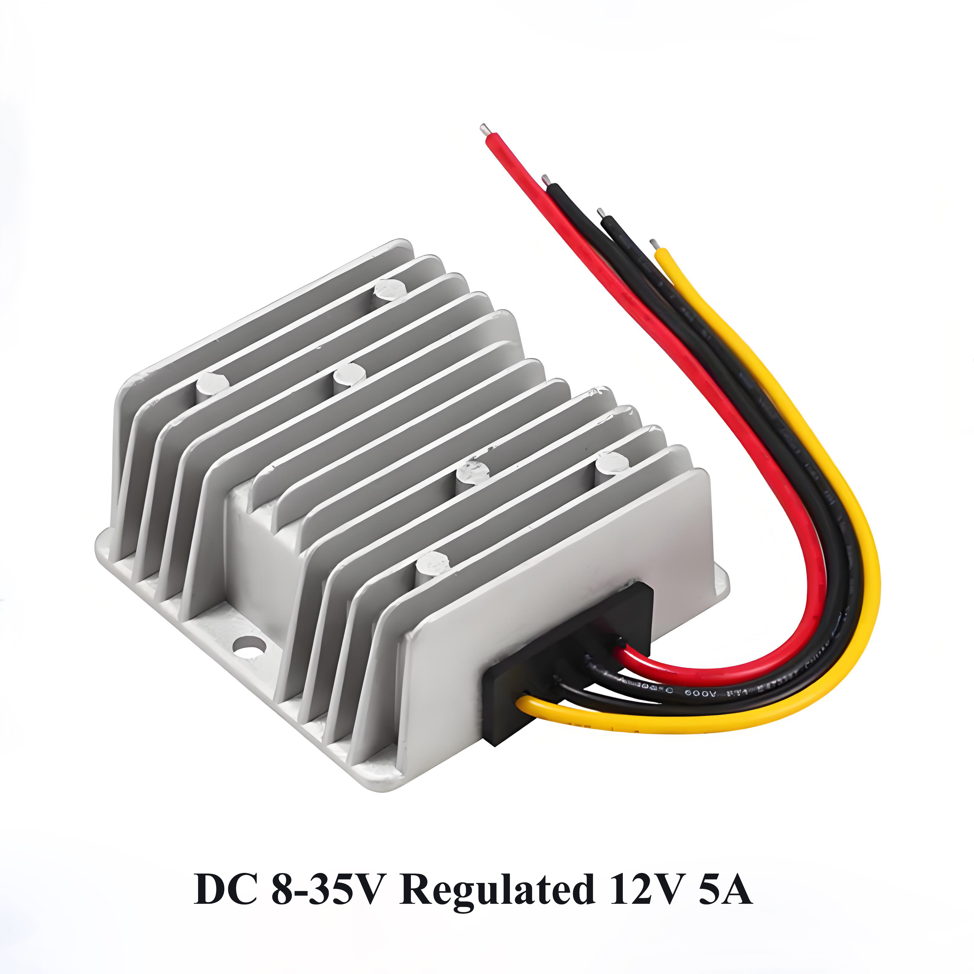 DC vehicle-mounted transformer 60V/48V/24V to 12V/3A/5A/10A/20A DC regulated power supply converter step-down module