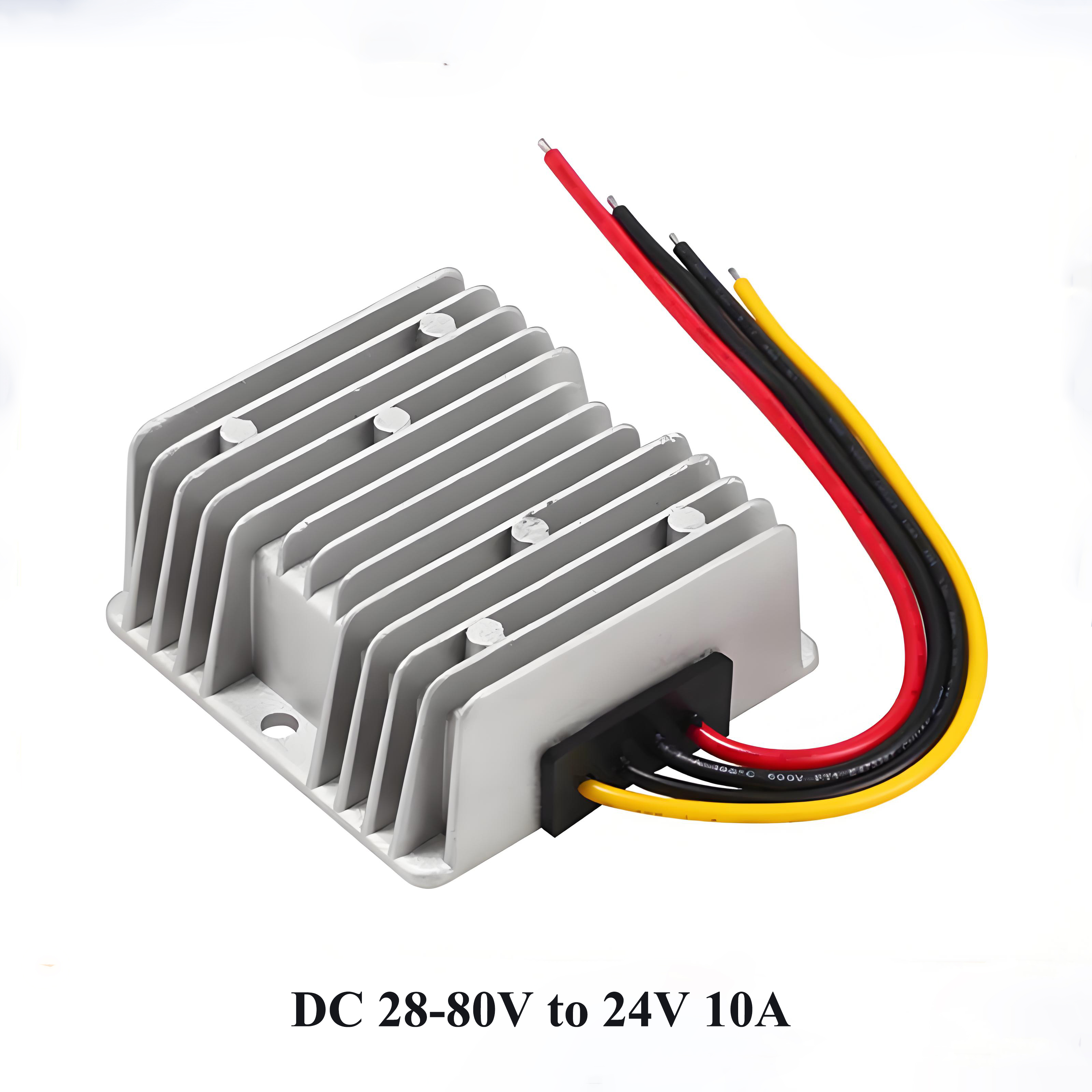 DC vehicle-mounted transformer 60V/48V/24V to 12V/3A/5A/10A/20A DC regulated power supply converter step-down module