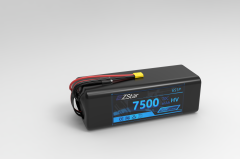 Remote control lithium battery high voltage 7500mAh 6S 22.8V