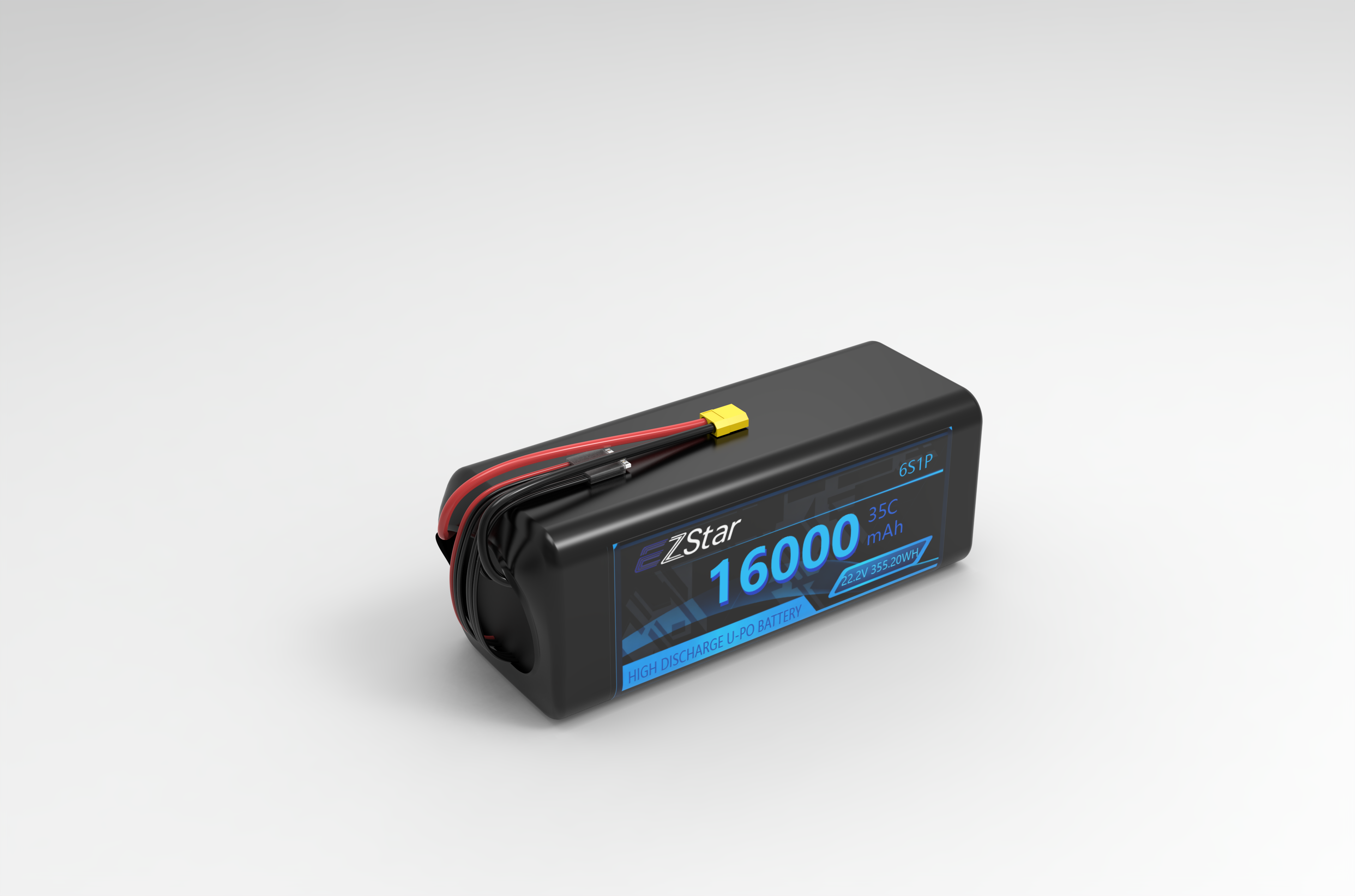 Remote control lithium battery 16000mAh 6s 22.2V