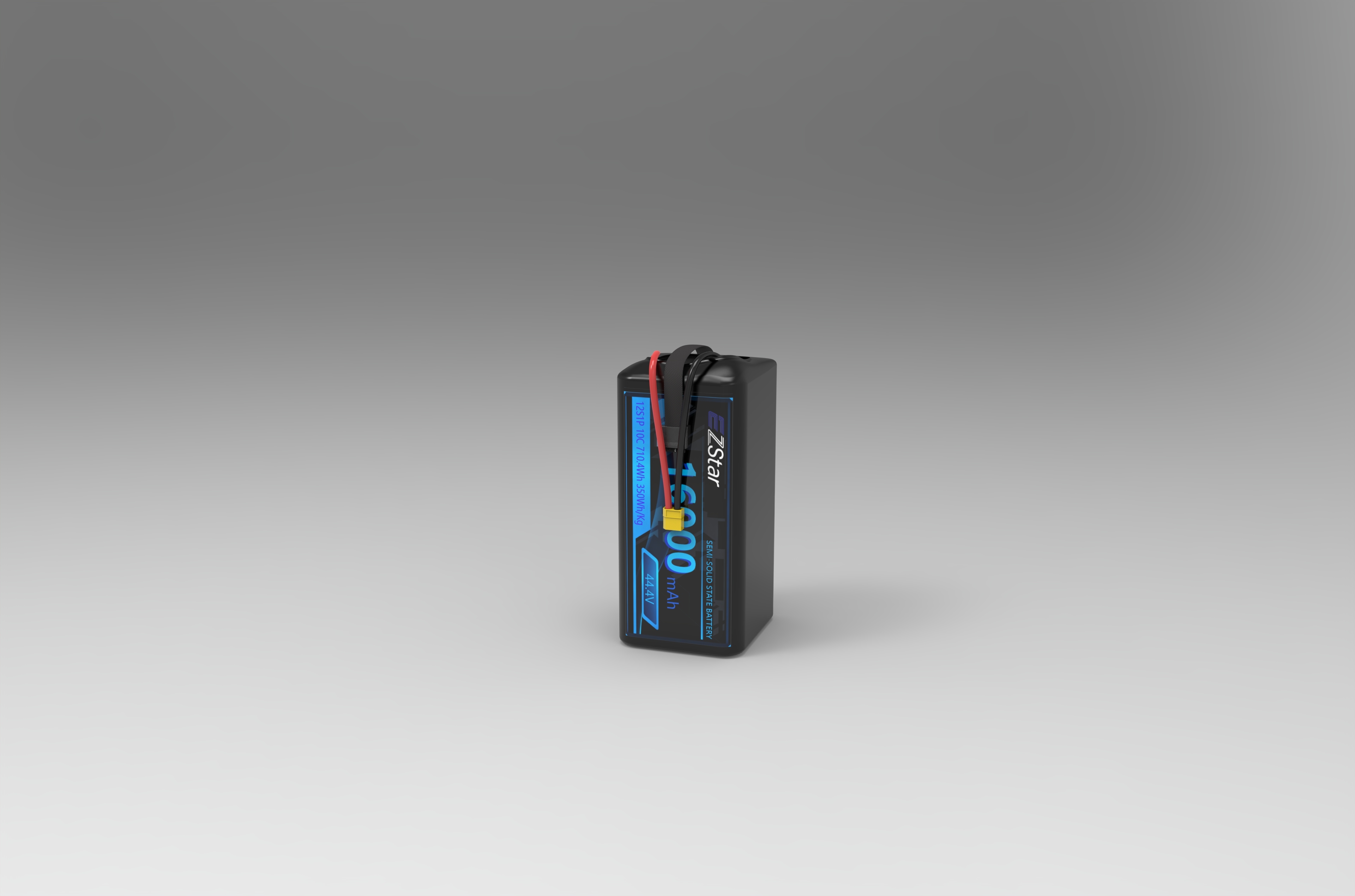 Semi-solid state battery 350WH 16000mAh 12S1P 44.4V