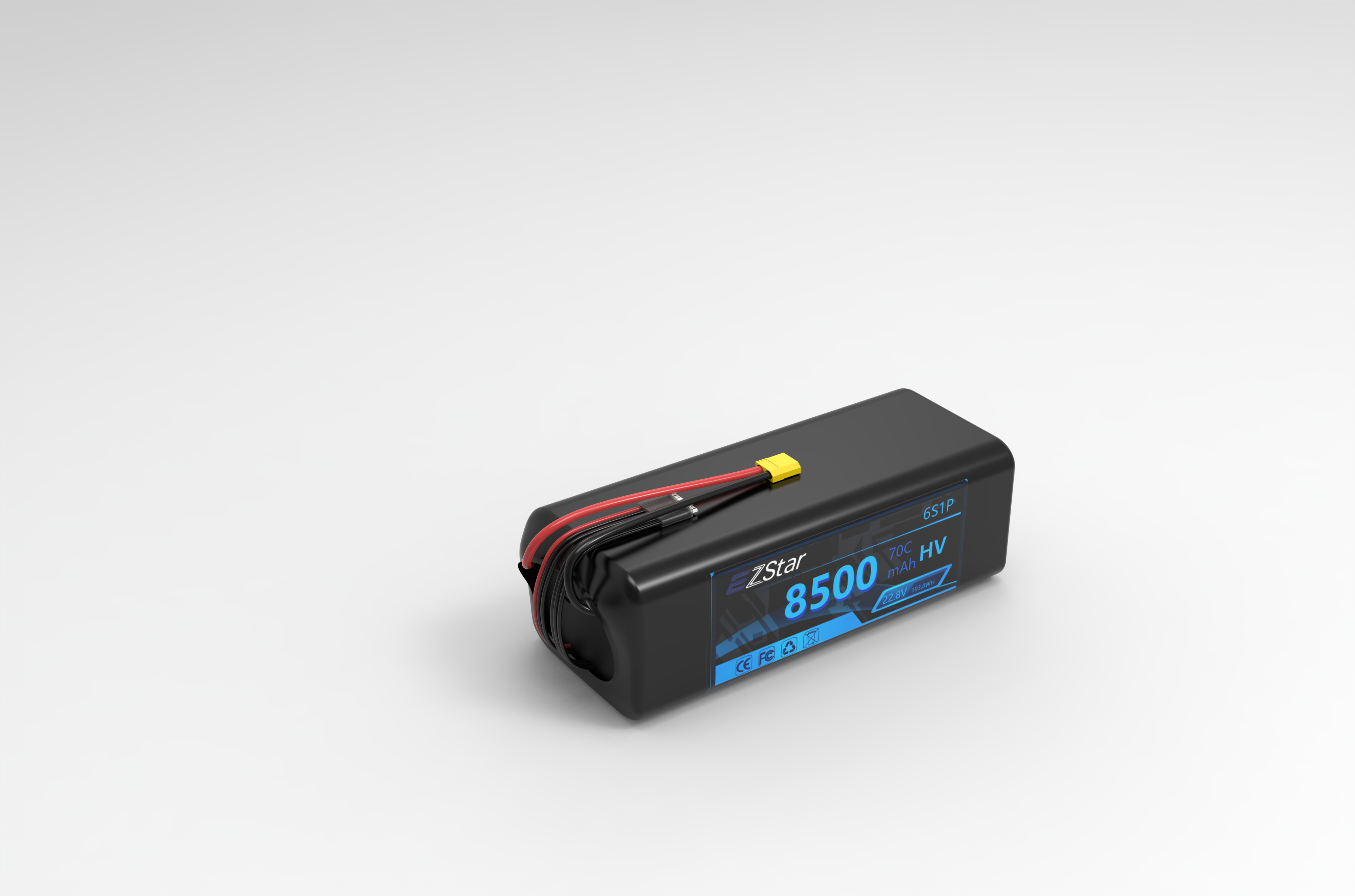 Remote control lithium battery high voltage 8500mAh 6S 22.8V