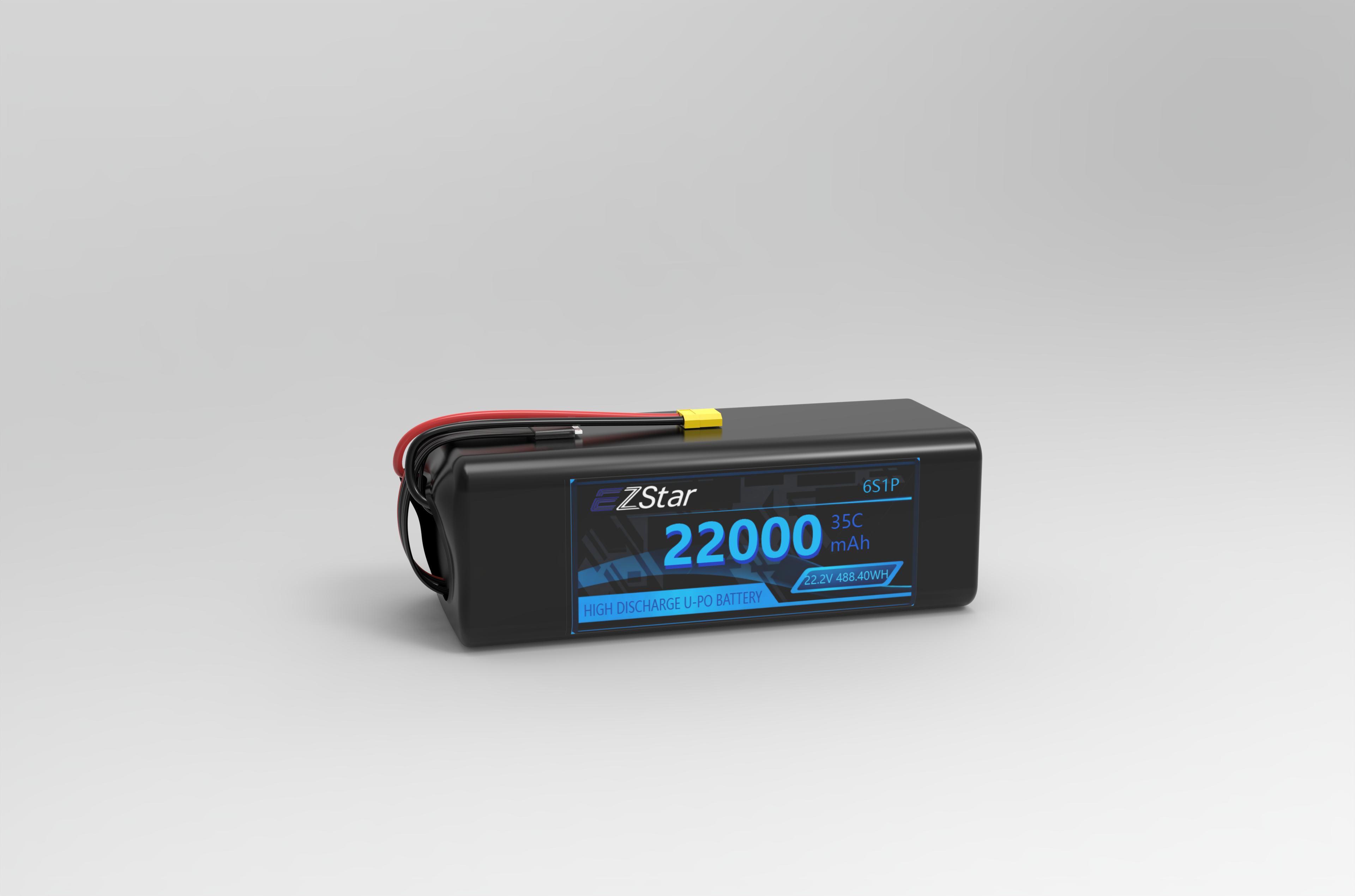 Remote control lithium battery 22000mAh 6S 22.2V