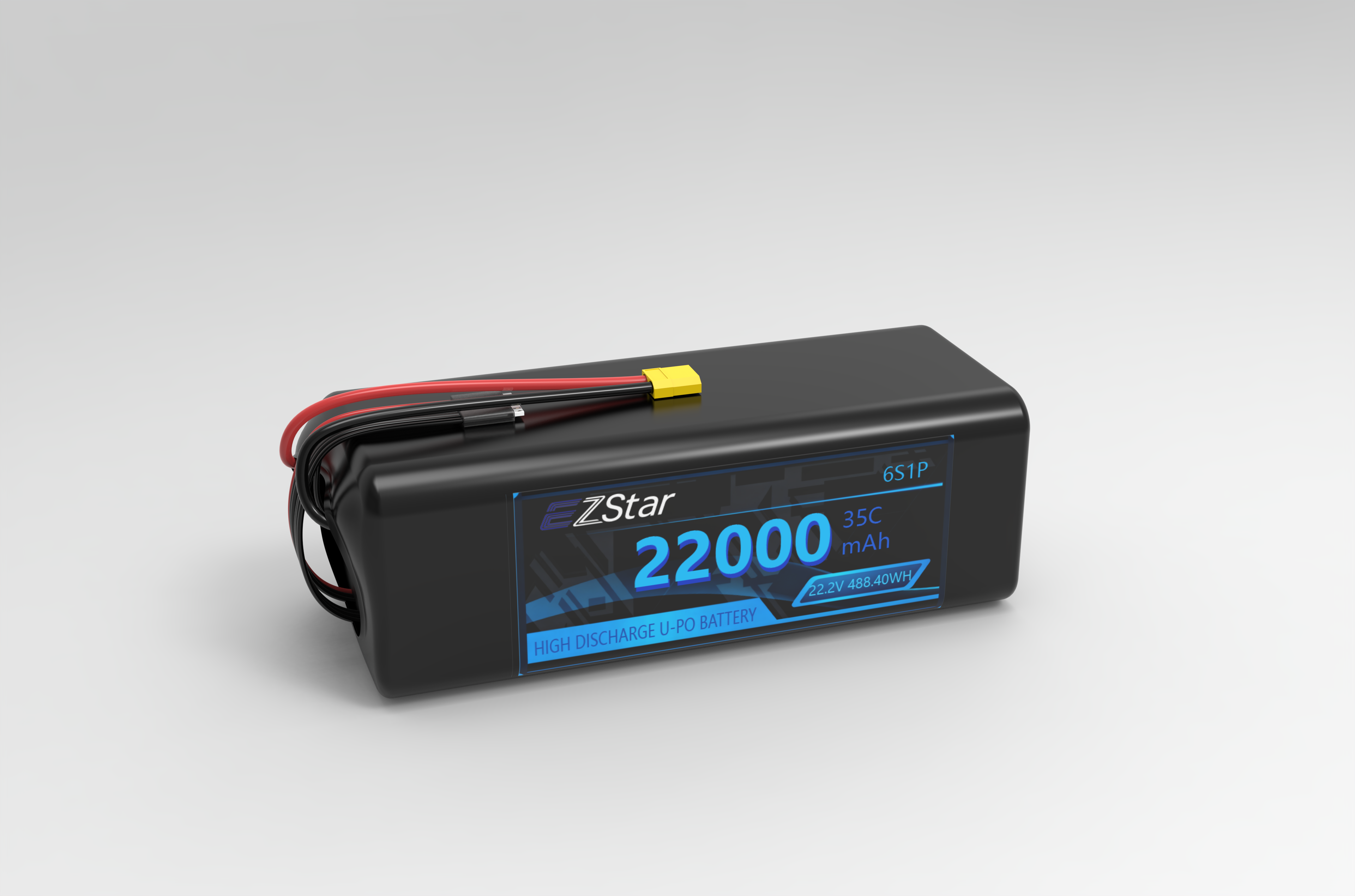 Remote control lithium battery 22000mAh 6S 22.2V
