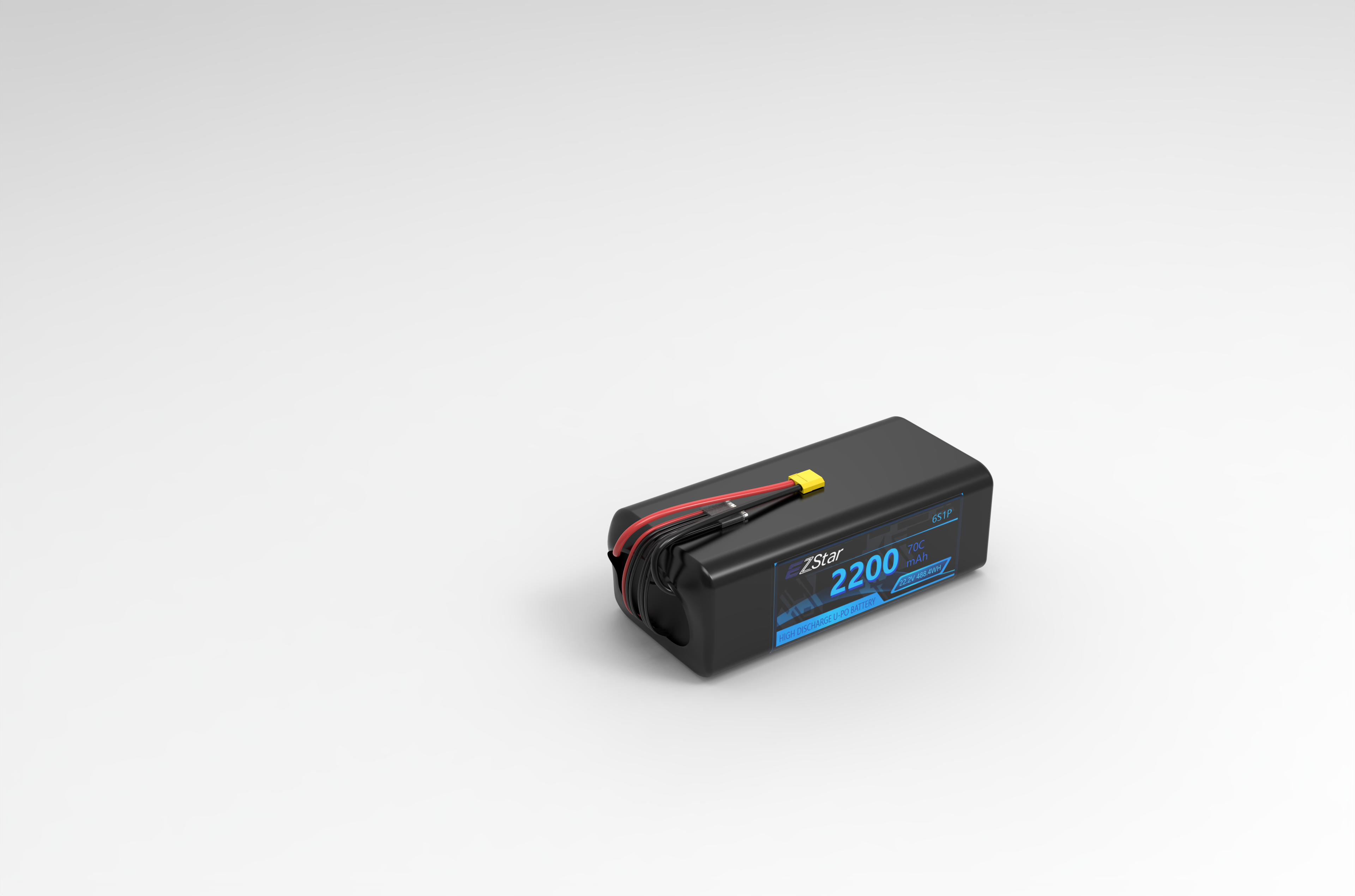Remote control lithium battery  2200mAh 6S 22.2V