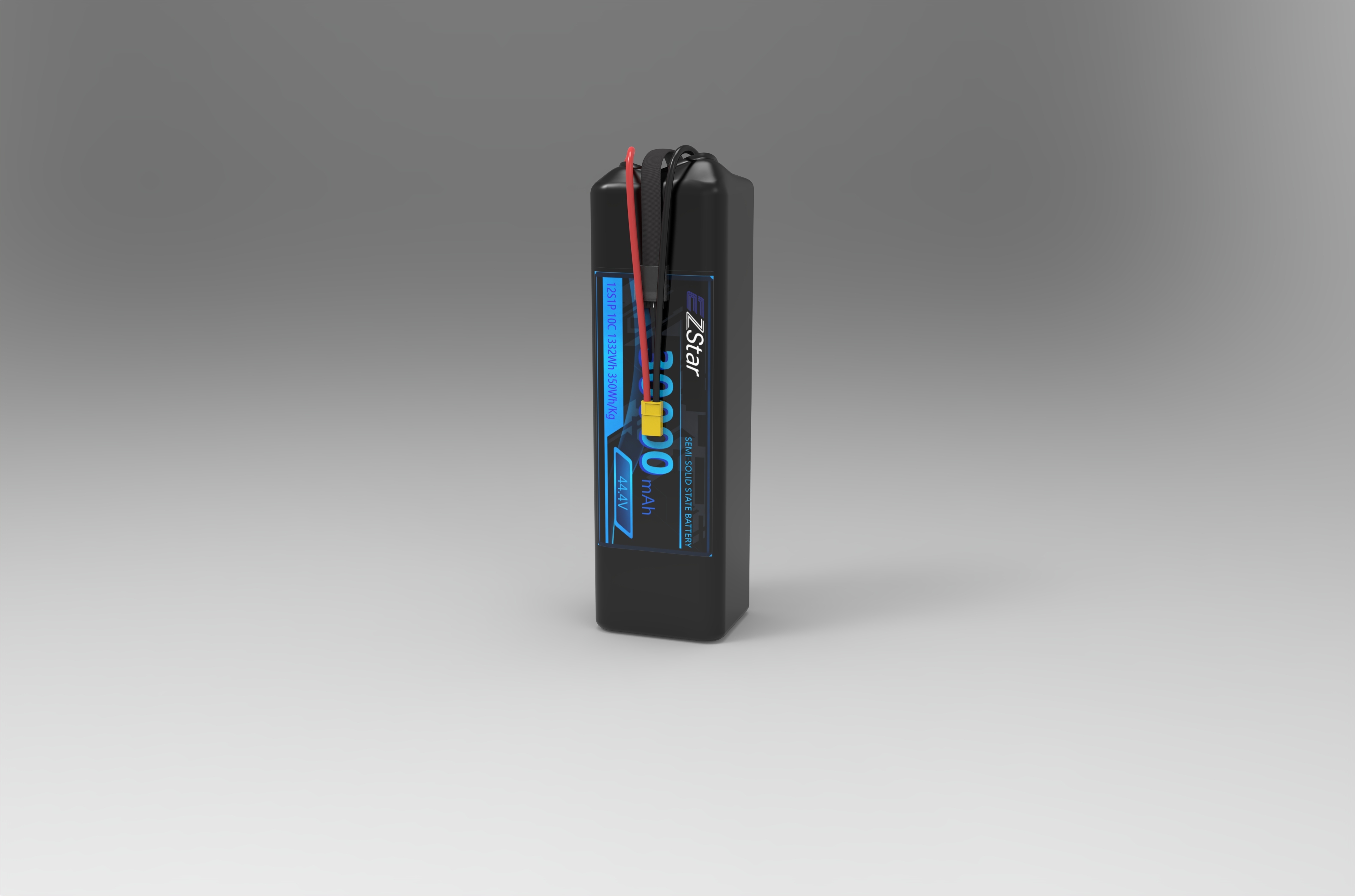 Semi-solid state battery 350WH 30000mAh 12S1P 44.4V