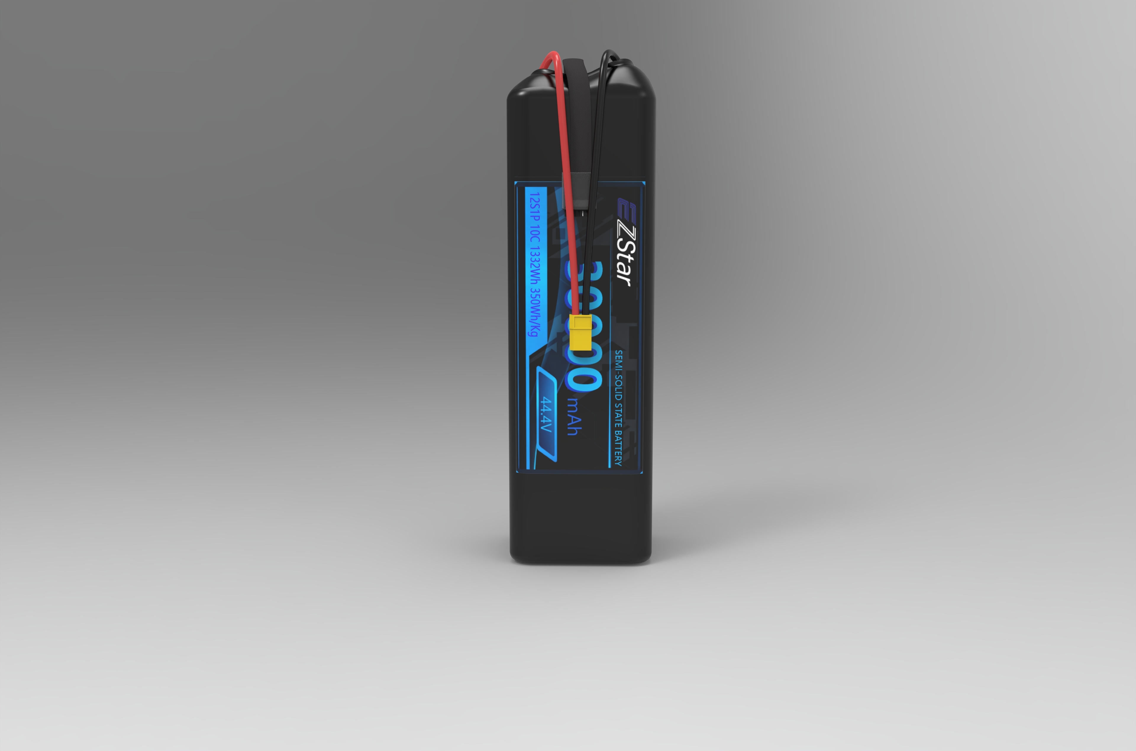 Semi-solid state battery 350WH 30000mAh 12S1P 44.4V