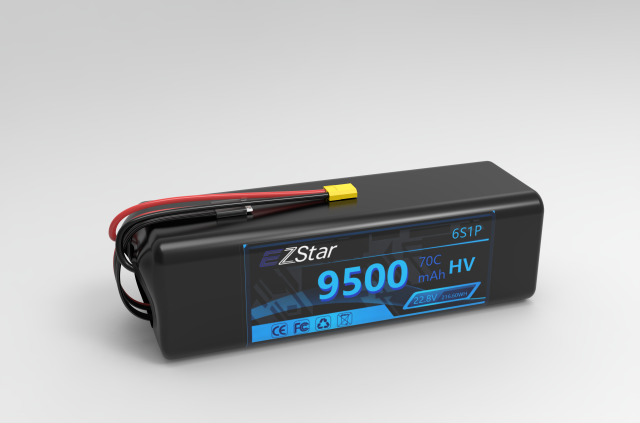 Remote control lithium battery high voltage 9500mAh 6s 22.8V