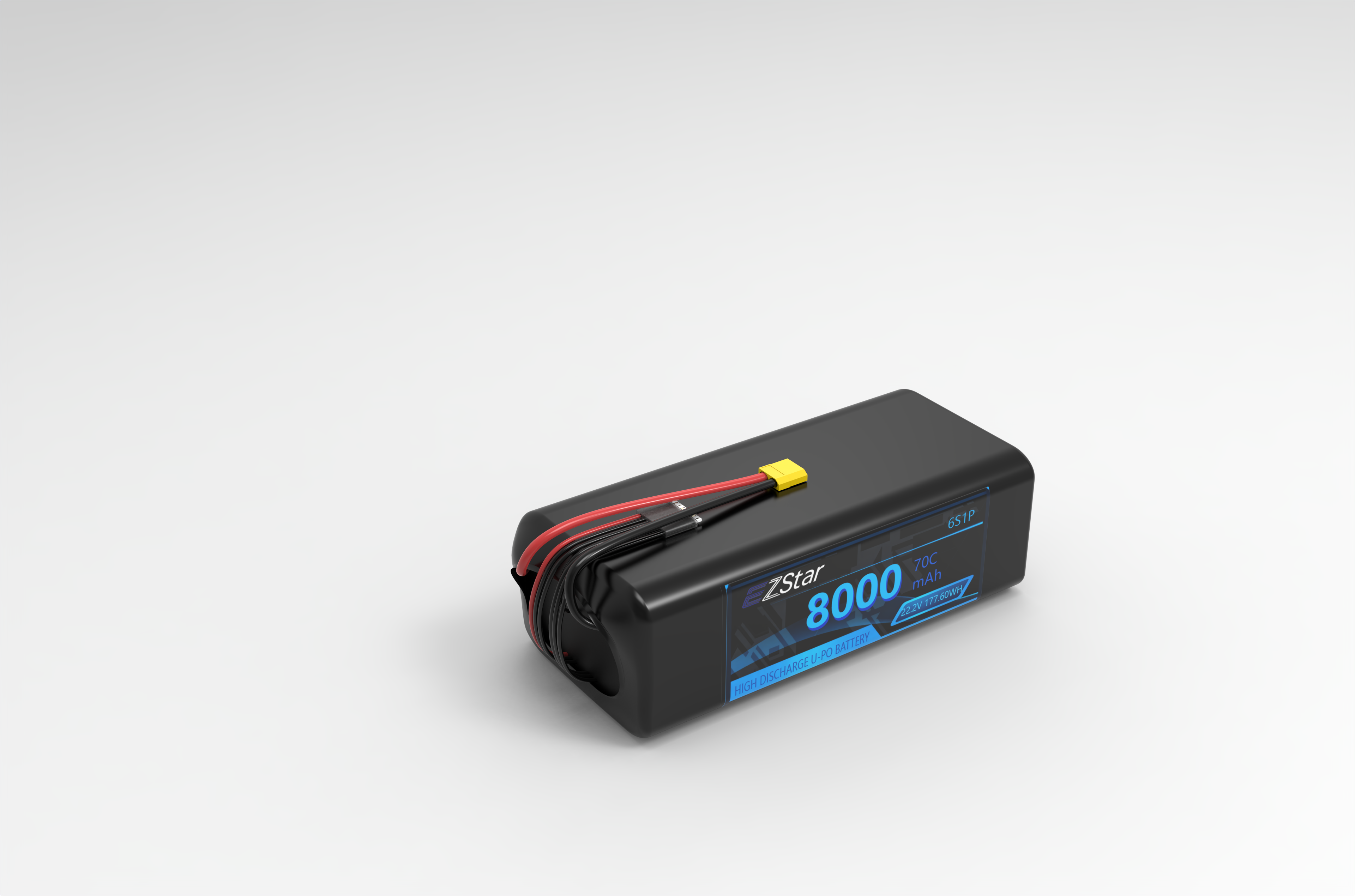 Remote control lithium battery 8000mAh 6s 22.2V