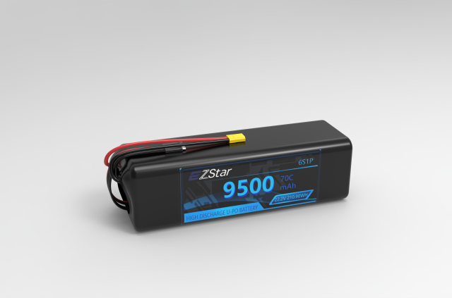 Remote control lithium battery 9500mAh 6s 22.2V