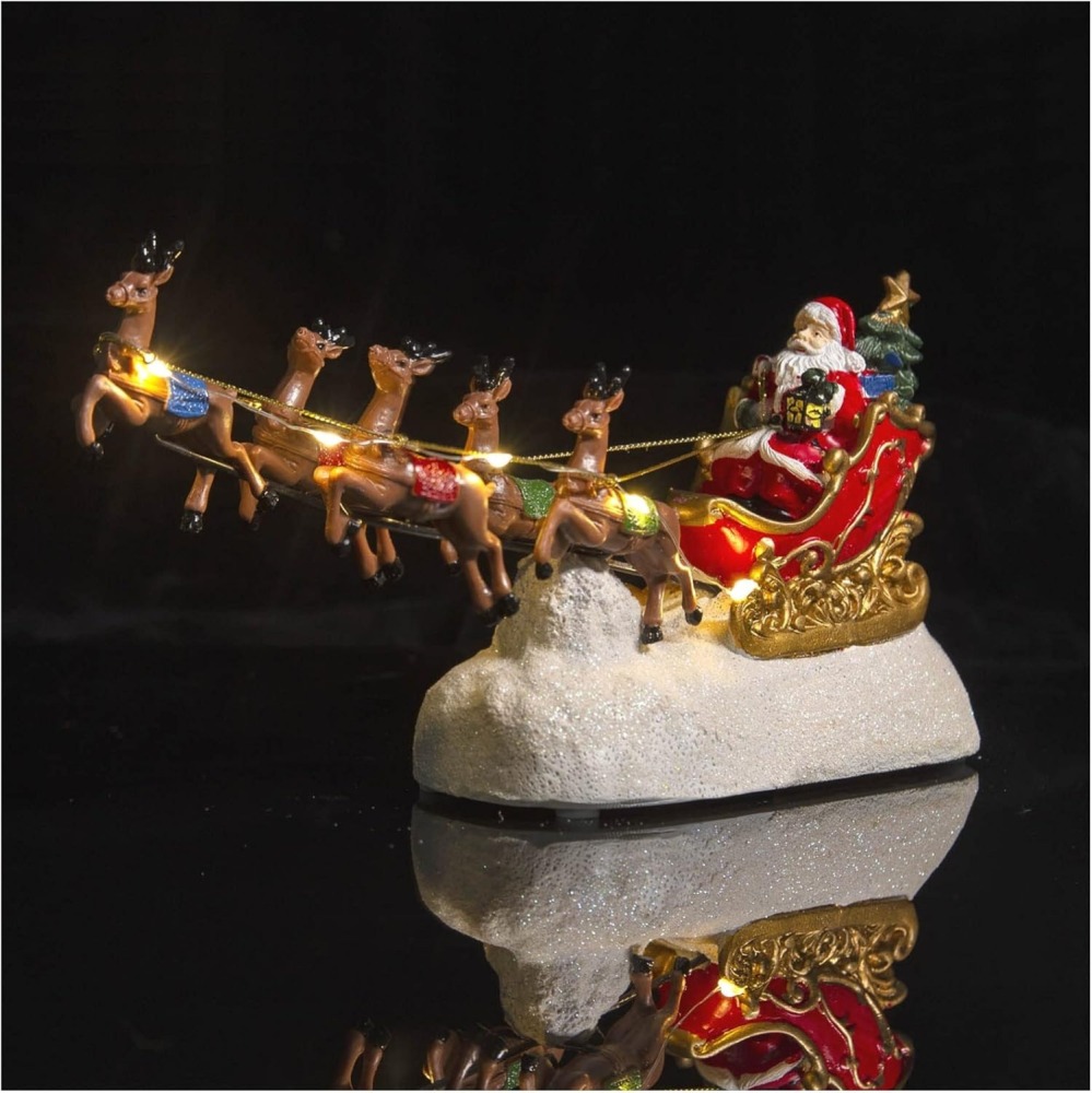 Santa's Sleigh and Reindeer Assortment