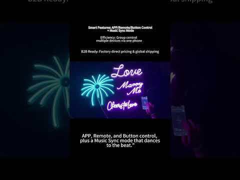 Love Neon Sign for Home Engagement Proposal Wedding Decor (Case Pack of 30)