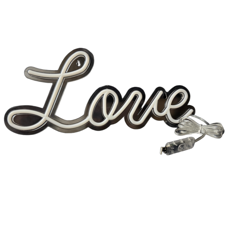 Love Neon Sign for Home Engagement Proposal Wedding Decor (Case Pack of 30)