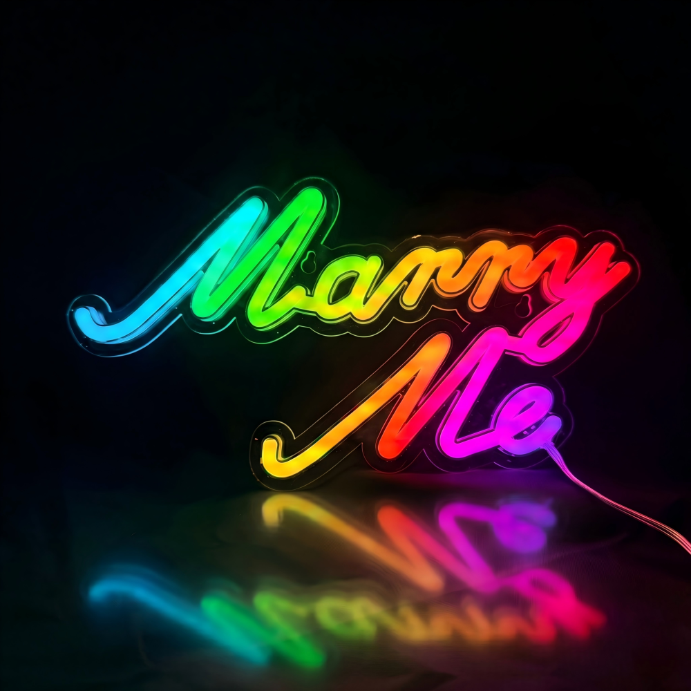 Multi-Functional RGB LED Neon Sign - Ready to Ship (Mix & Match Combo)