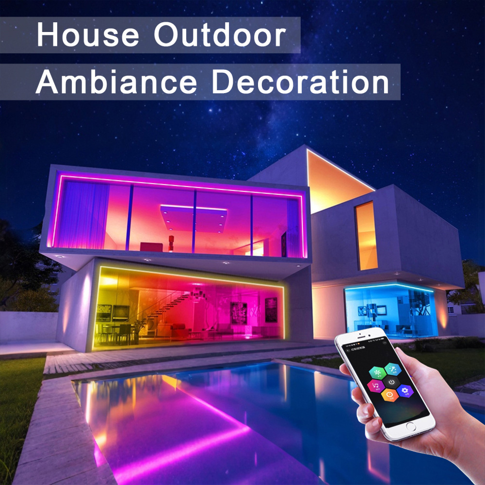 Smart RGB LED Neon Rope Lights - IP67 Waterproof Outdoor & Indoor Strips