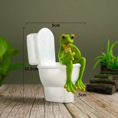 Frog On Toilet