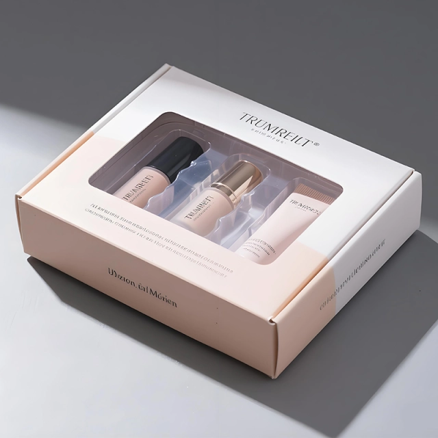 Custom printed skincare corrugated paper packaging cardboard mailer shipping boxes