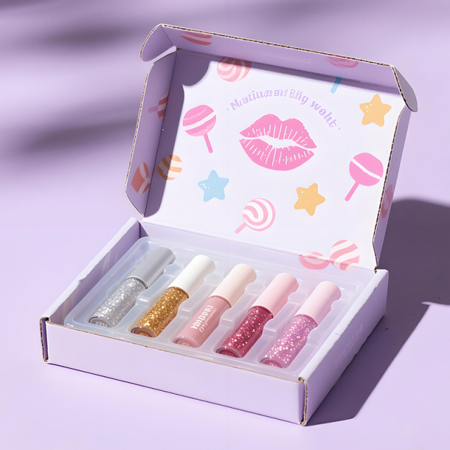 custom lip gloss box packaging