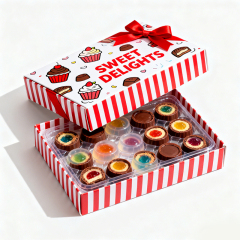 Custom Printing Design Recycled Materials Food Packaging Chocolate Candy Gift Paper Boxes