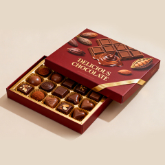 Custom Printing Design Recycled Materials Food Packaging Chocolate Candy Gift Paper Boxes