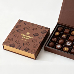 Custom Printed Design Packaging Boxes Personalized Food Grade Chocolate Box With Lid