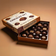 Custom Printing Design Recycled Materials Food Packaging Chocolate Candy Gift Paper Boxes