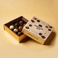 Custom Printing Design Recycled Materials Food Packaging Chocolate Candy Gift Paper Boxes