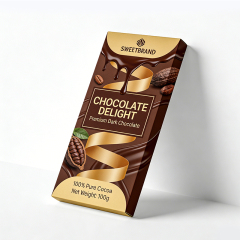 Custom Chocolate Box Packaging Manufacturer Printing Design Food Rigid Cardboard Boxes