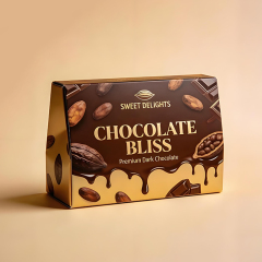 Custom Chocolate Box Packaging Manufacturer Printing Design Food Rigid Cardboard Boxes