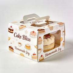 Paper Box Manufacturing Wholesale Custom Printing Sweets Pastry Cake Packaging Boxes Design