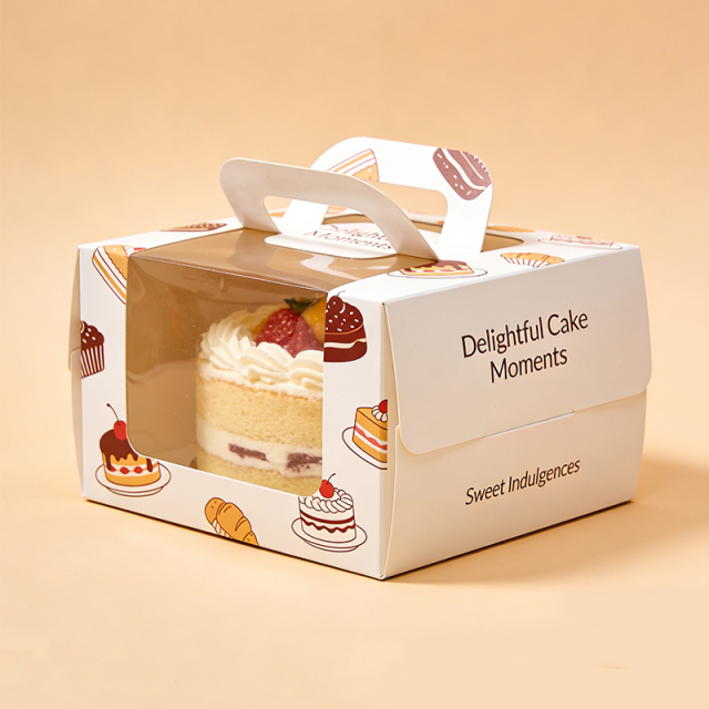 Paper Box Manufacturing Wholesale Custom Printing Sweets Pastry Cake Packaging Boxes Design