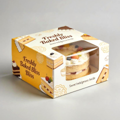 Paper Box Manufacturing Wholesale Custom Printing Sweets Pastry Cake Packaging Boxes Design
