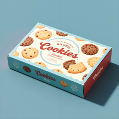Food Box Manufacturer Custom Printing Design Biodegradable Biscuit Cookie Packaging Paper Boxes