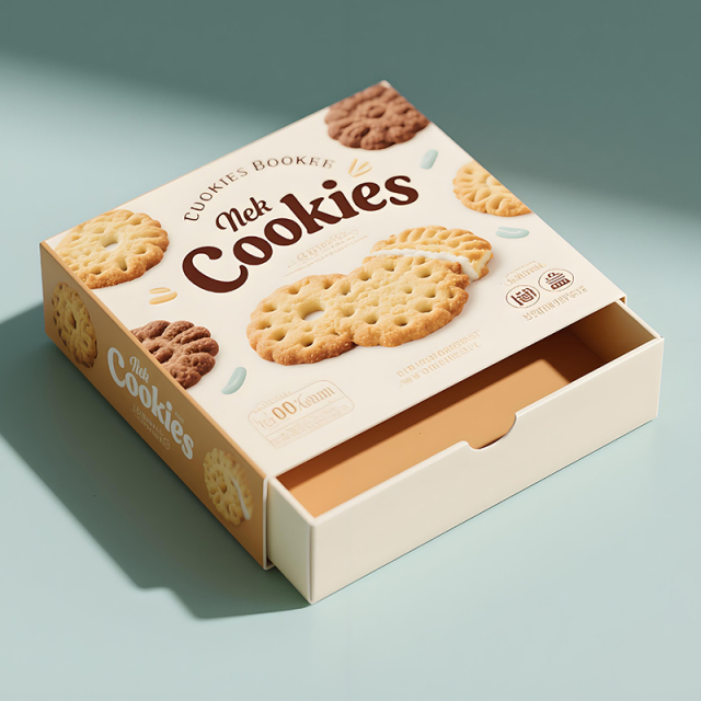 Customized Offset Printing Cookie Box Packaging Design Bakery Biscuit Cardboard Paper Boxes