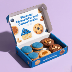 Custom Design Food Corrugated Mailer Box Printing Biscuit Cookie Cardboard Paper Packaging Boxes