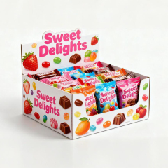 Recycled Materials Candy Packaging Box Wholesale Printing Personalized Design Cardboard Display Box