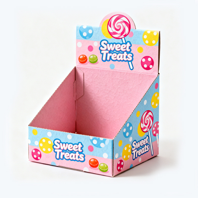 Recycled Materials Candy Packaging Box Wholesale Printing Personalized Design Cardboard Display Box