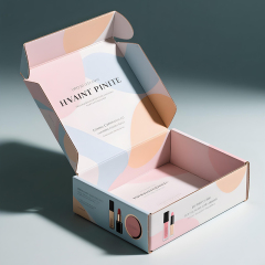 Custom Size Corrugated Cardboard Mailer Box For Cosmetic