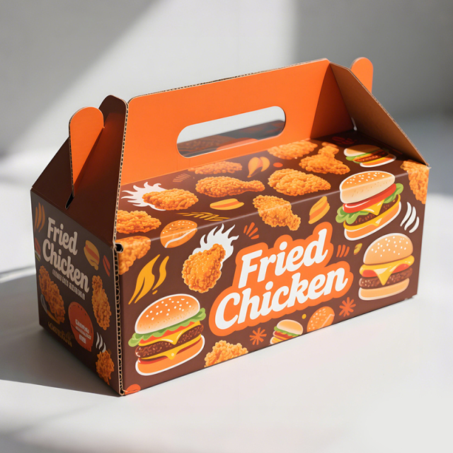 Personalized Food Grade Corrugated Board House Shape Packaging Box