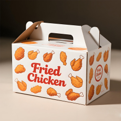 Personalized Food Grade Corrugated Board House Shape Packaging Box