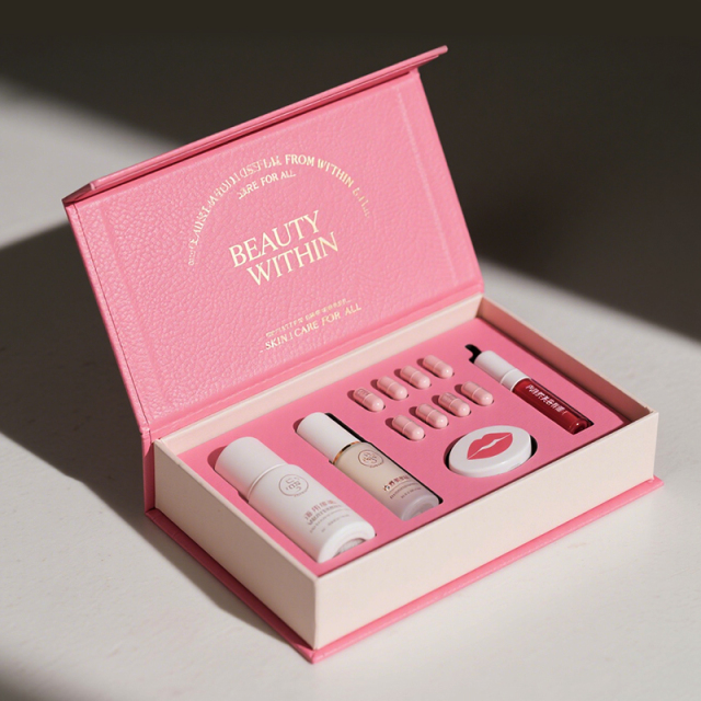 Personalized Printing Hot Stamping Coated Paper Rigid Magnetic Closure Box