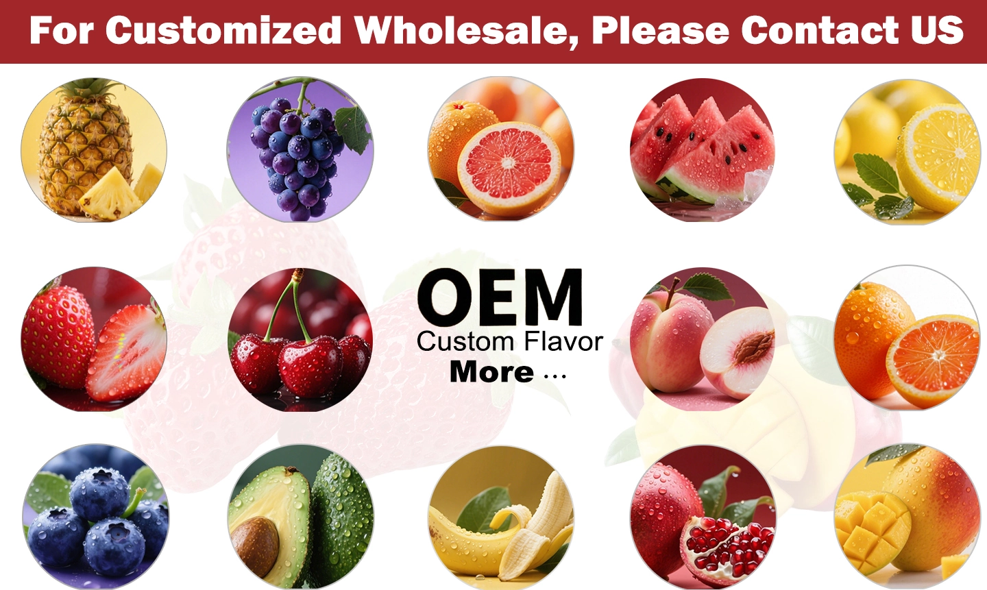 Disposable vape with fruit flavor (image)