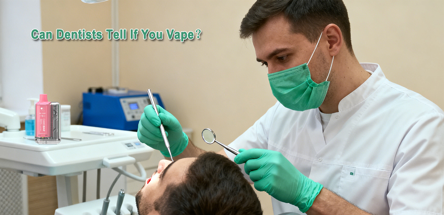 how can dentists tell if you vape?