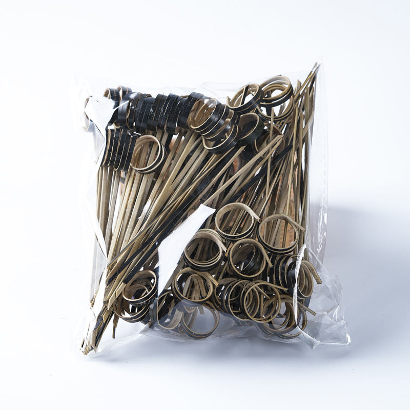100 Rings Per Pack Bamboo Skewers In Various Sizes Disposable Fruits For Barbecue Parties And Gatherings
