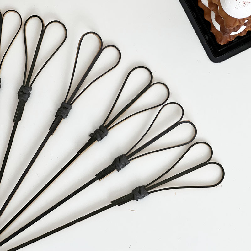 Each Pack Contains 100 Scissors Skewers Bamboo Sticks Of Various Sizes And Disposable Fruit Sticks For Parties And Gatherings