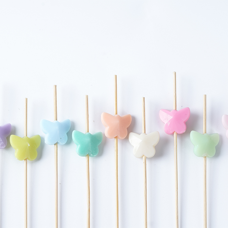 100Pcs Plastic Mixed Butterfly Bamboo Picks -  for Fruit Platters Party Desserts & Cocktails